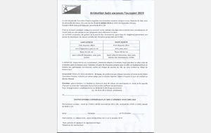Animation vacances