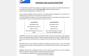 Animation vacances Noël 2019 enfants 