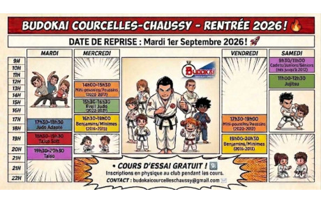 La Rentrée du BUDOKAÏ