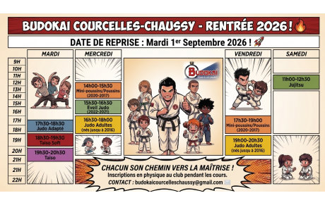 La Rentrée du BUDOKAÏ